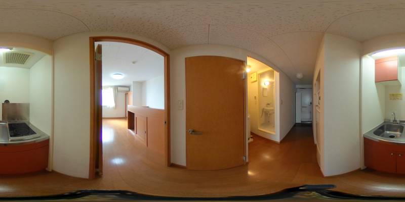 パノラマ画像キッチン