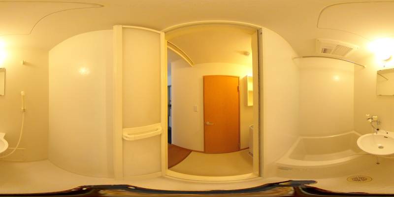 パノラマ画像バスルーム