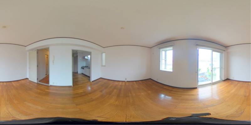 パノラマ画像リビング