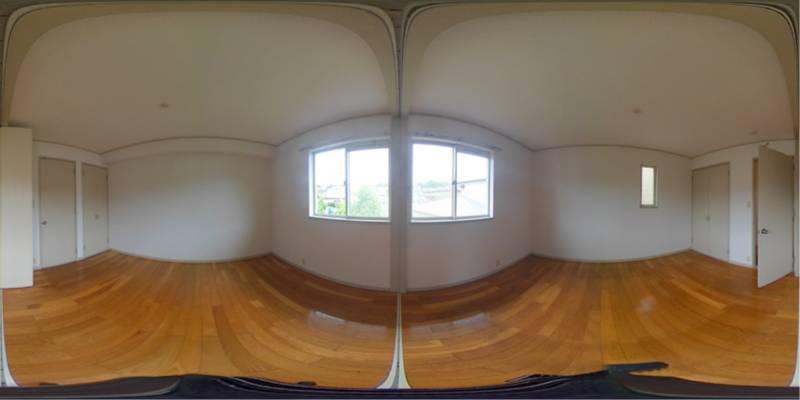 パノラマ画像洋室