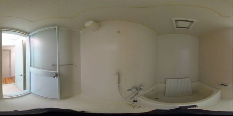 パノラマ画像バスルーム