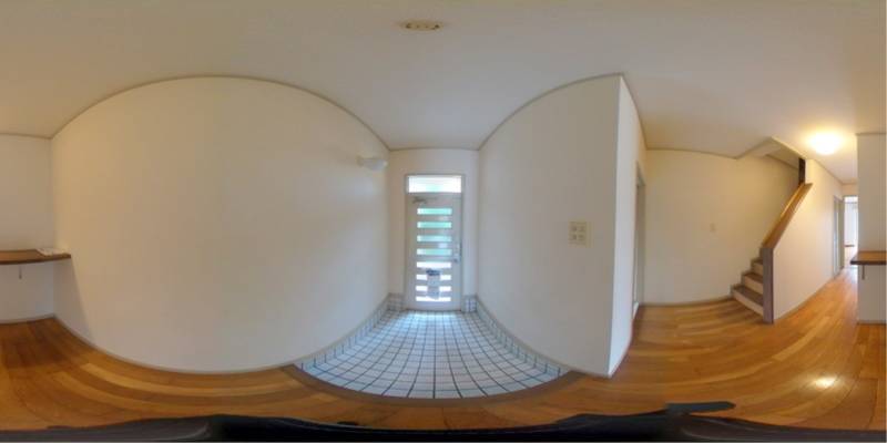 パノラマ画像玄関