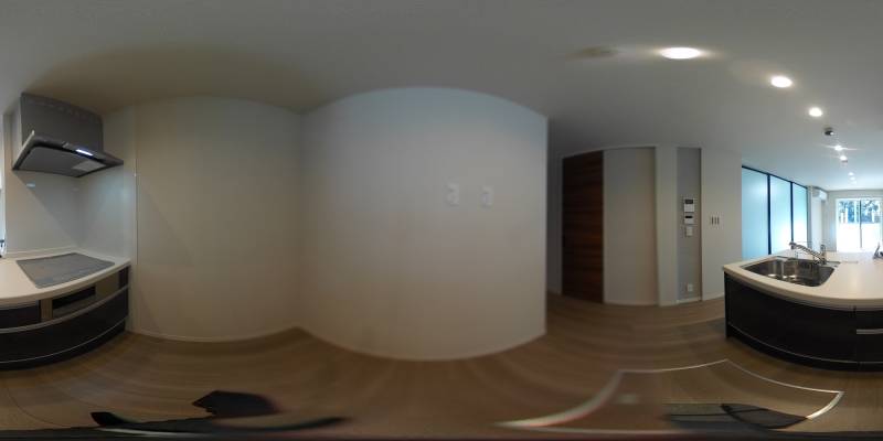 パノラマ画像キッチン