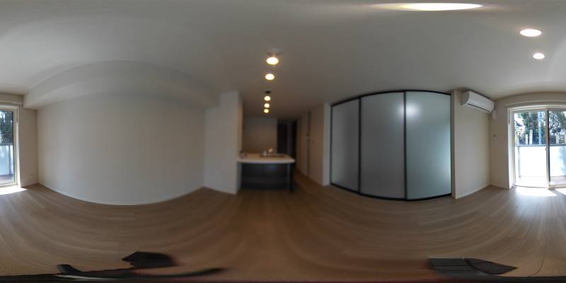 パノラマ画像リビング