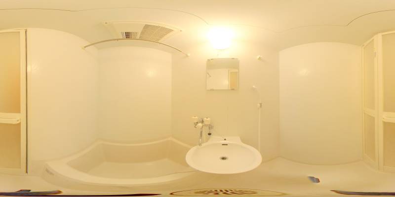 パノラマ画像バスルーム