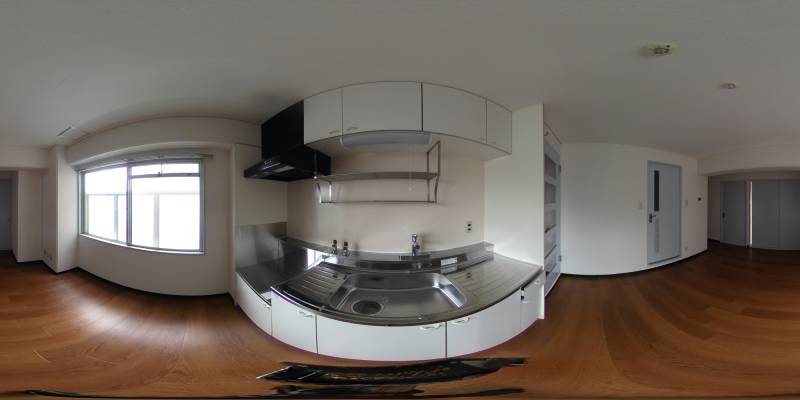 パノラマ画像キッチン