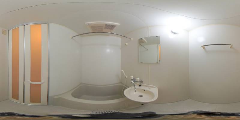 パノラマ画像バスルーム