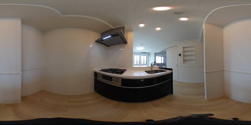 パノラマ画像キッチン