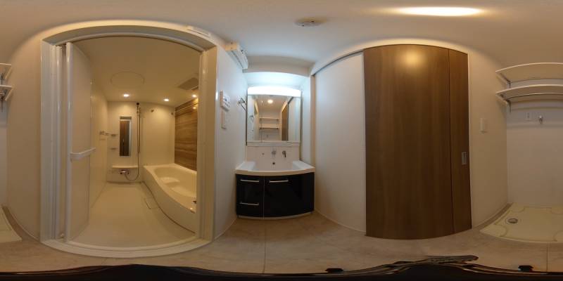 パノラマ画像洗面所