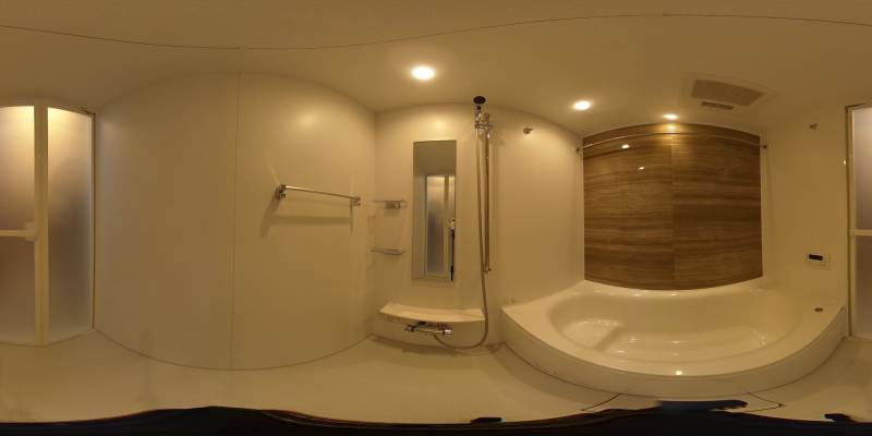 パノラマ画像バスルーム