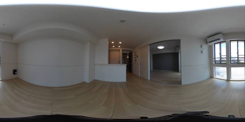 パノラマ画像リビング