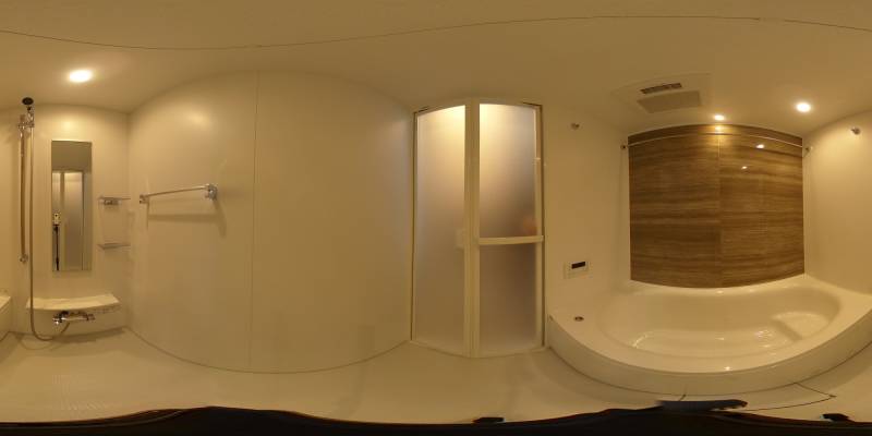 パノラマ画像バスルーム