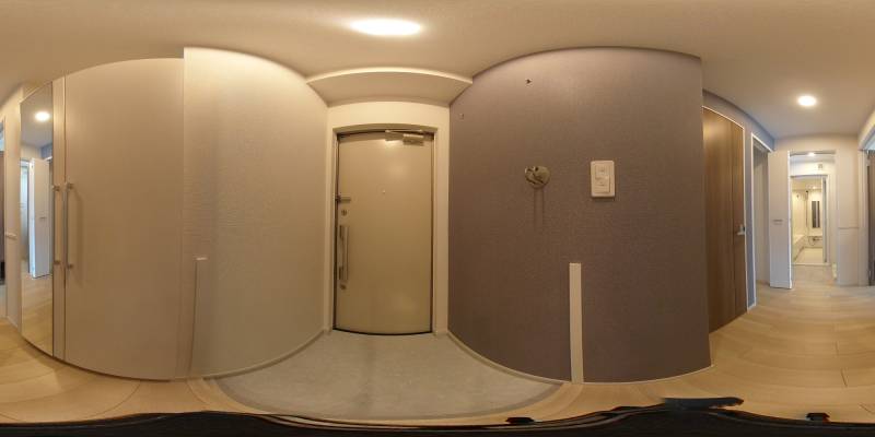 パノラマ画像玄関