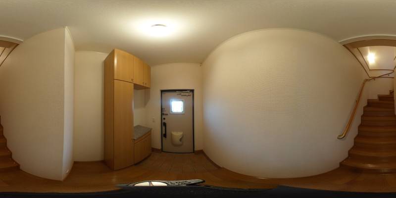 パノラマ画像玄関