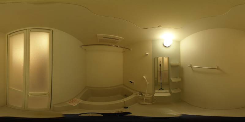 パノラマ画像バスルーム