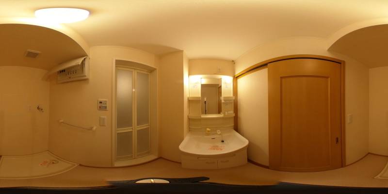 パノラマ画像洗面所