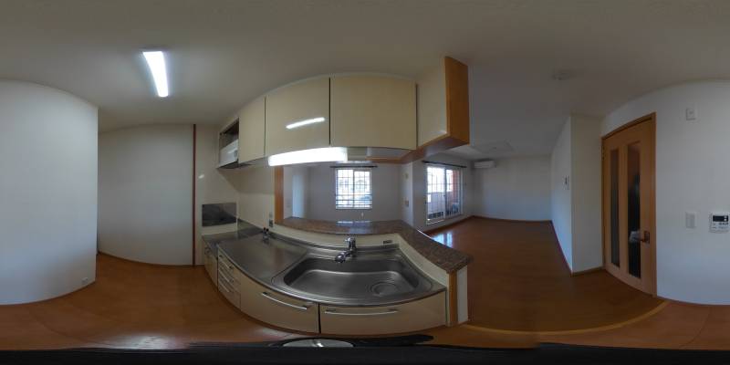 パノラマ画像キッチン