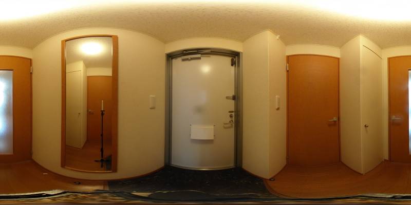 パノラマ画像玄関