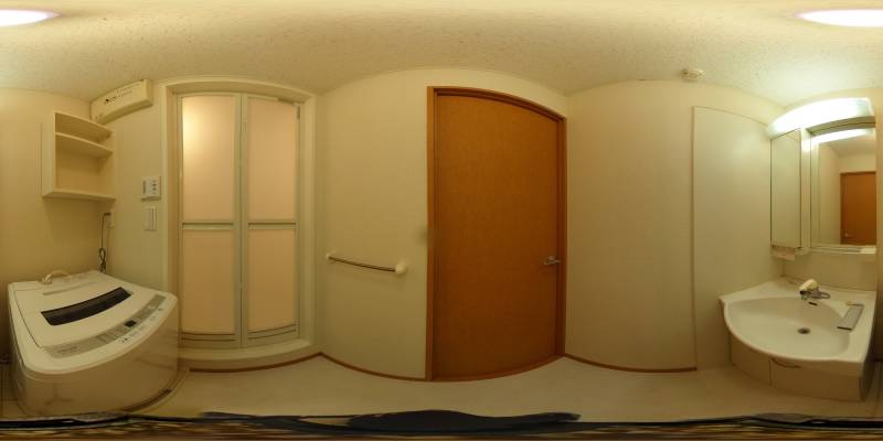 パノラマ画像洗面所
