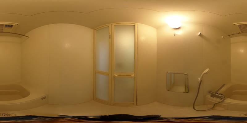 パノラマ画像バスルーム