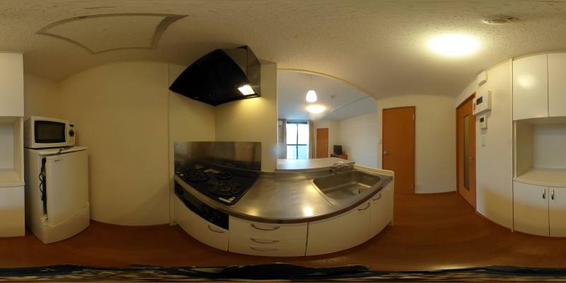 パノラマ画像キッチン