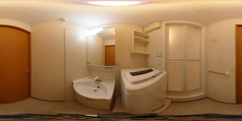 パノラマ画像洗面所