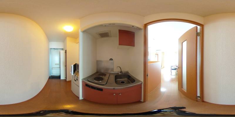 パノラマ画像キッチン