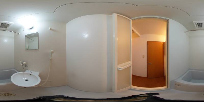 パノラマ画像バスルーム