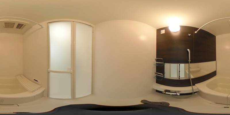 パノラマ画像バスルーム