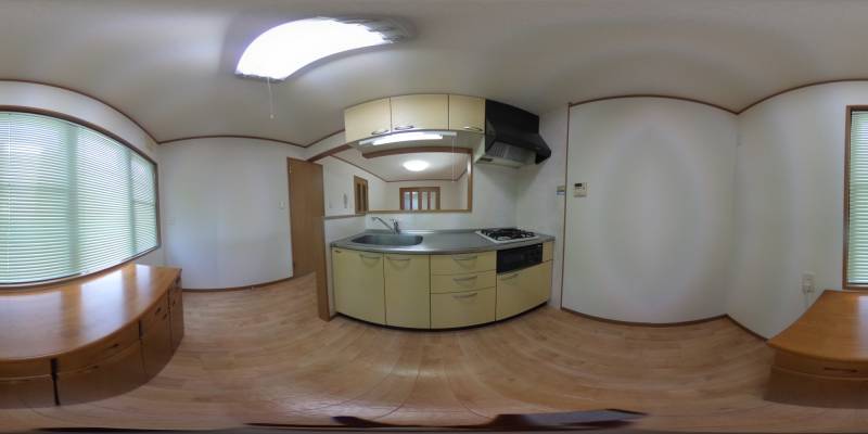 パノラマ画像キッチン