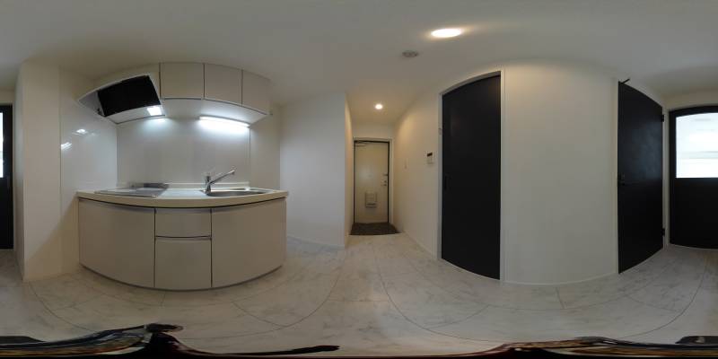 パノラマ画像キッチン