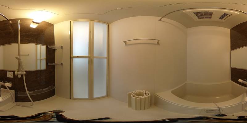 パノラマ画像バスルーム