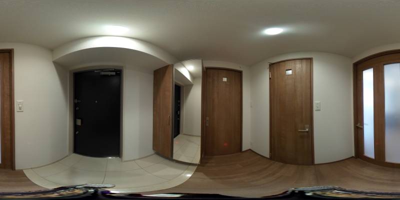 パノラマ画像玄関