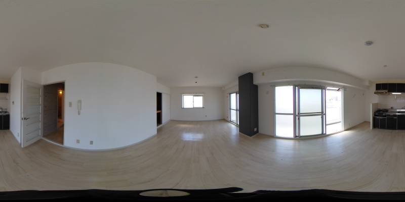 パノラマ画像リビング