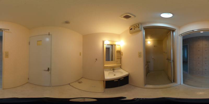 パノラマ画像バスルーム