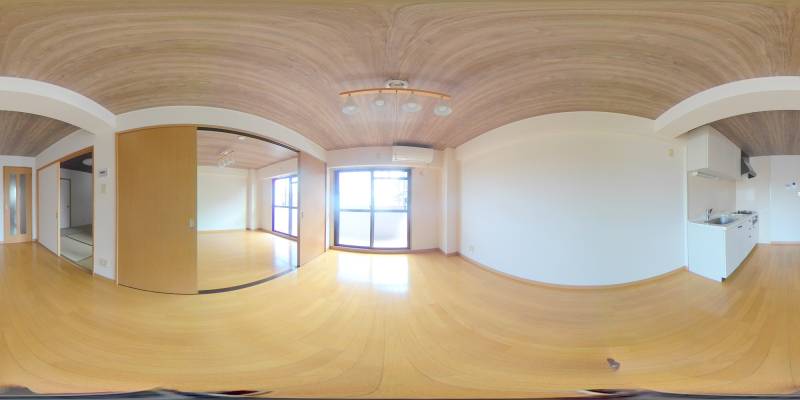 パノラマ画像リビング