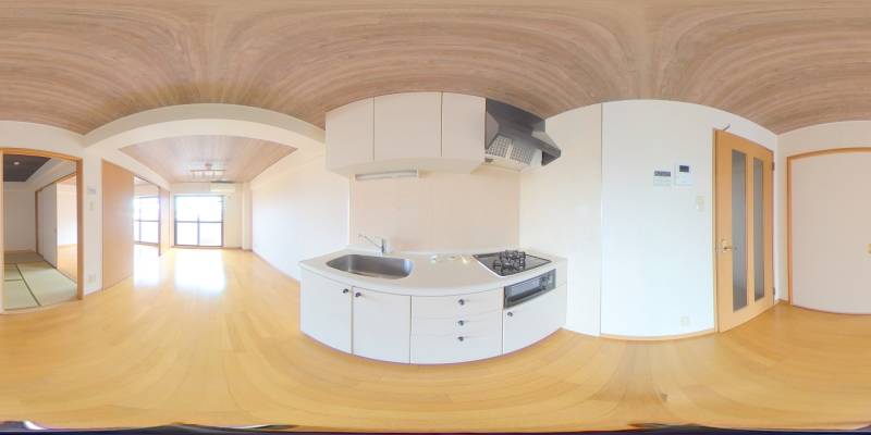 パノラマ画像キッチン