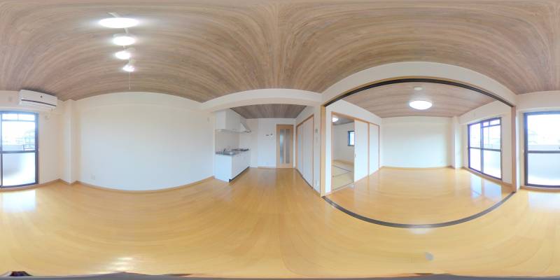 パノラマ画像リビング