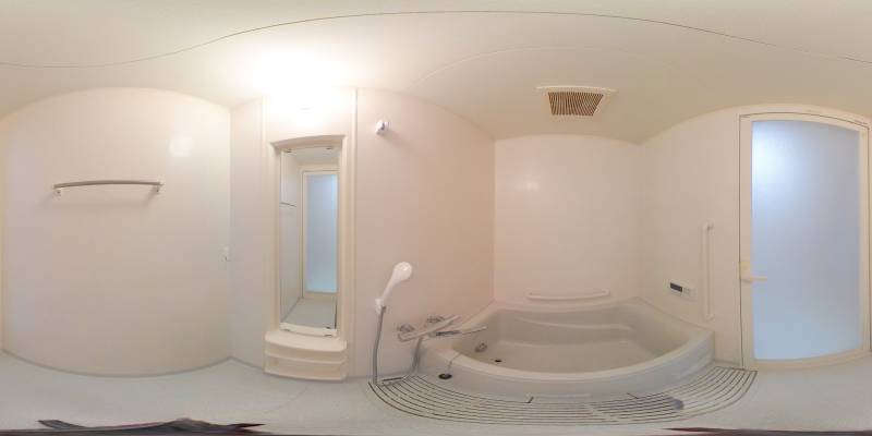 パノラマ画像バスルーム