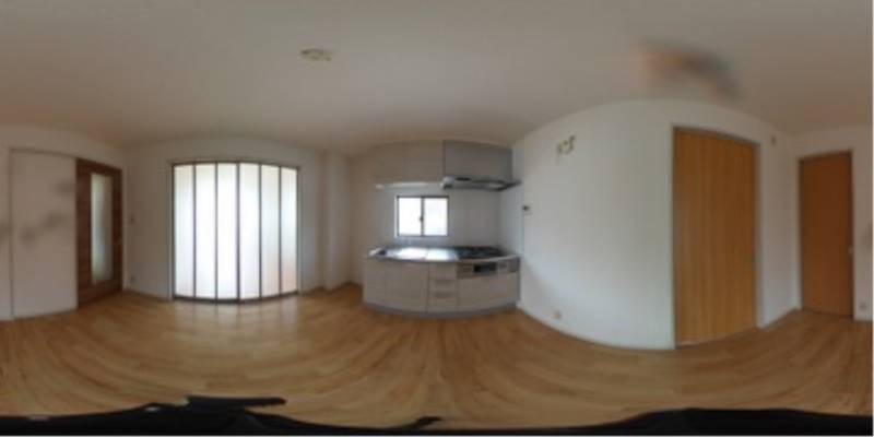 パノラマ画像キッチン