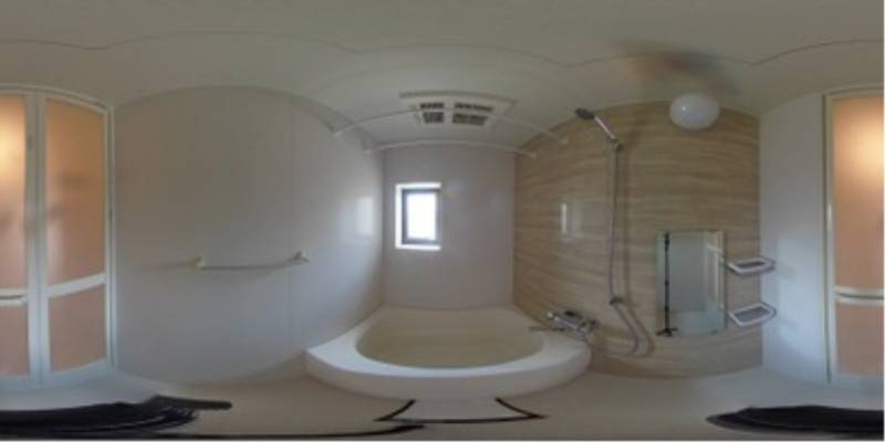 パノラマ画像バスルーム