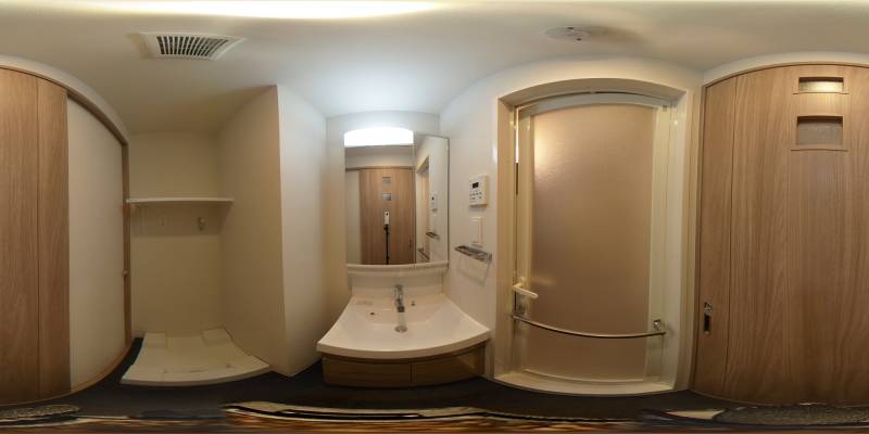 パノラマ画像洗面所