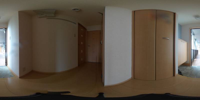 パノラマ画像玄関