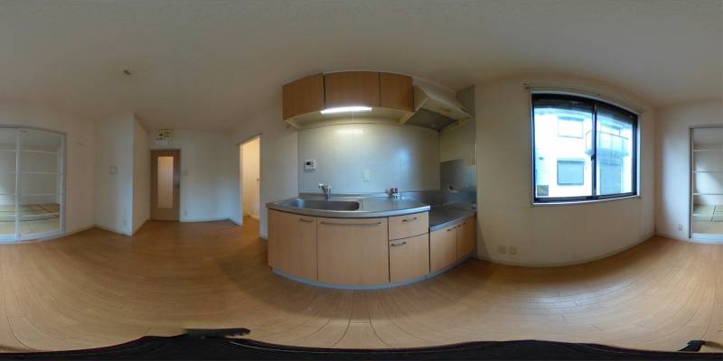 パノラマ画像キッチン