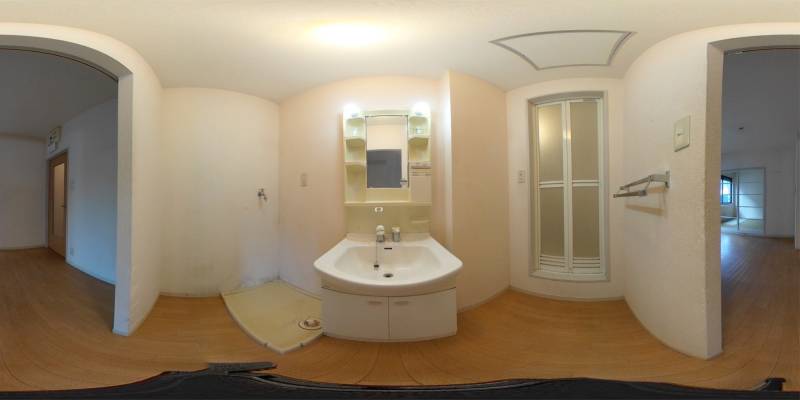 パノラマ画像洗面所