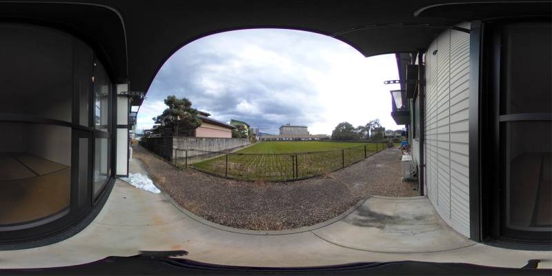 パノラマ画像バルコニー