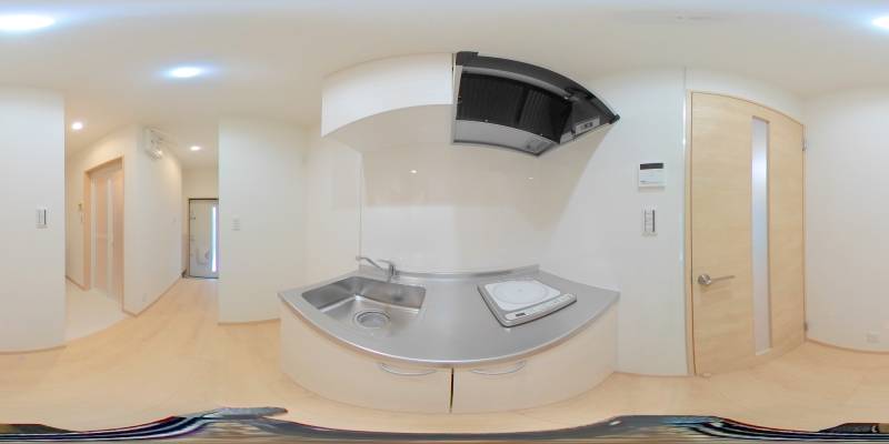 パノラマ画像キッチン