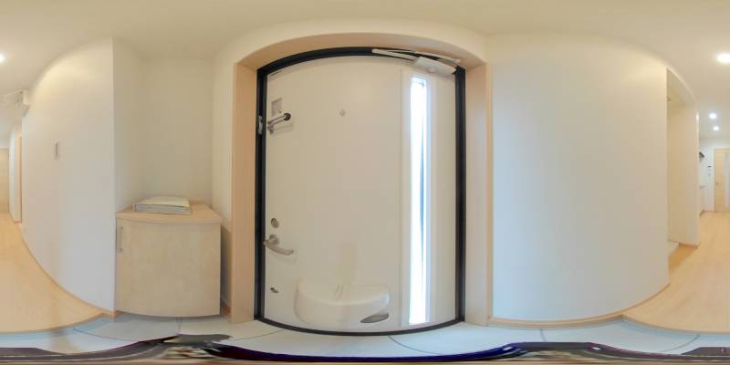 パノラマ画像玄関