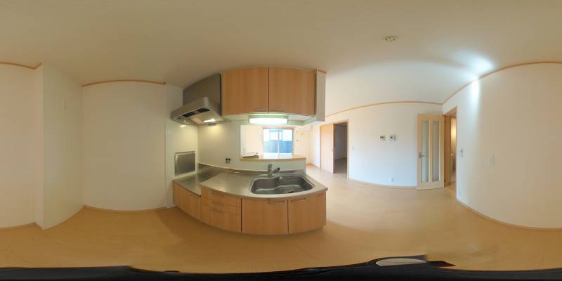 パノラマ画像キッチン