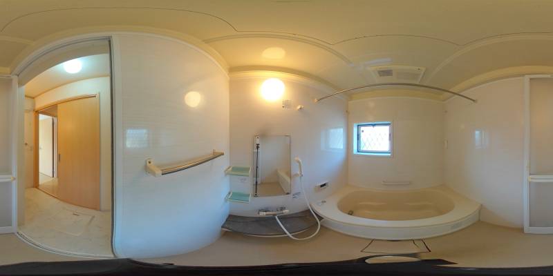 パノラマ画像バスルーム